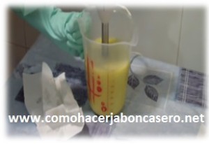jabón casero de Chocolate